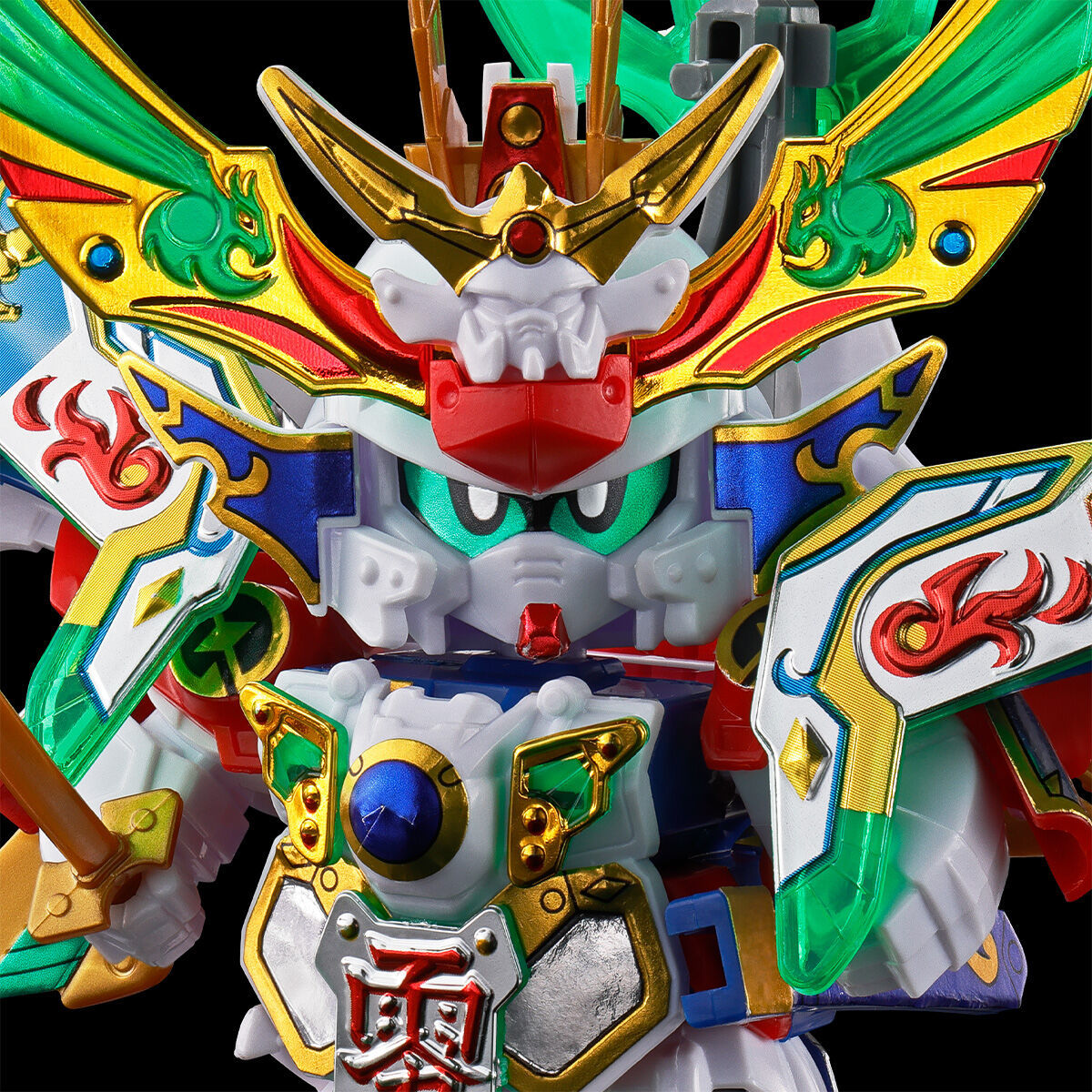 SDガンダムBB戦士『天零頑駄無 復刻輝羅鋼Ver.』パーツの組み換えで