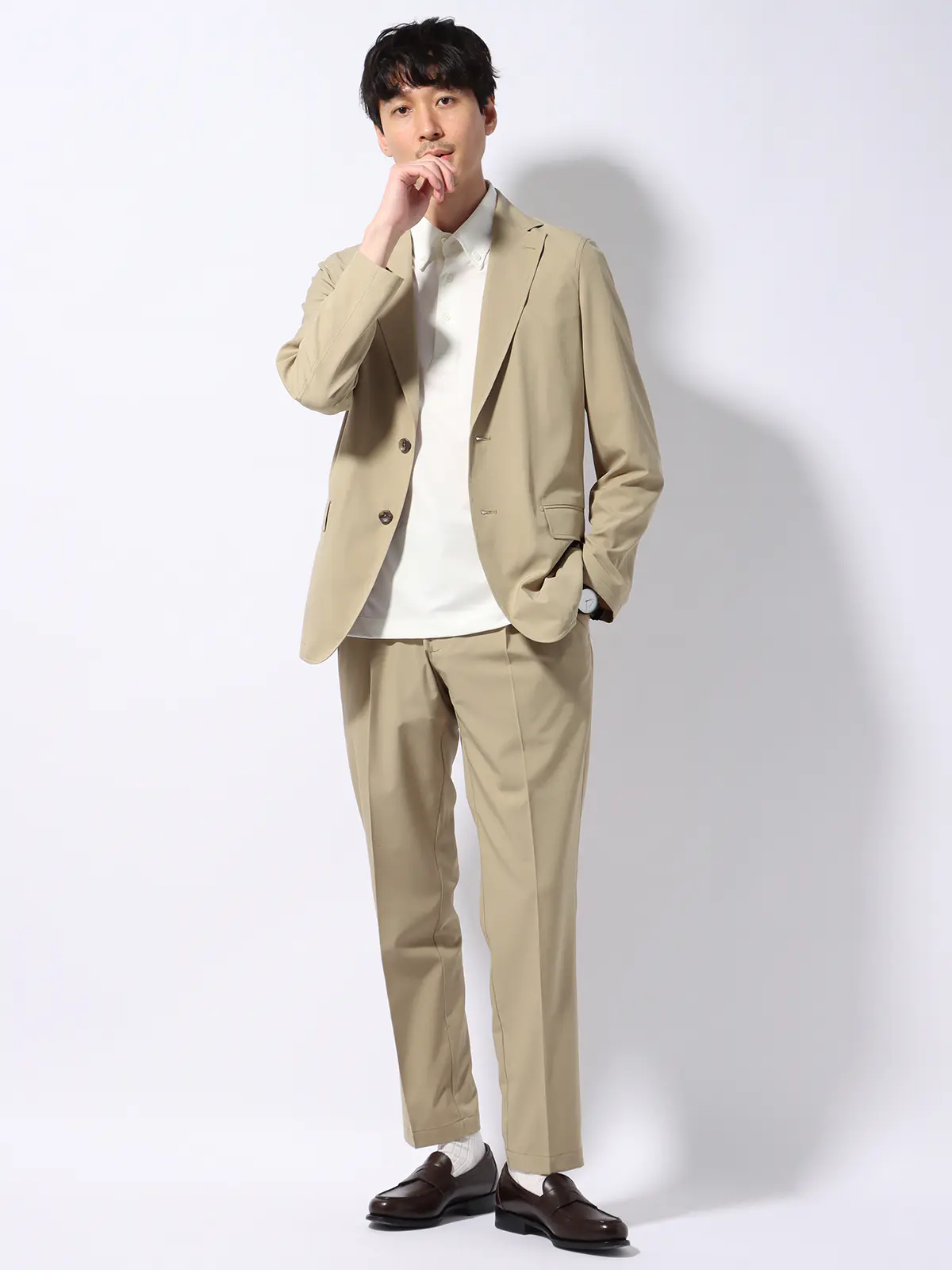 WEB限定／PERFORMANCE SUIT／ジャケット＆パンツ＆Tシャツセットアップ