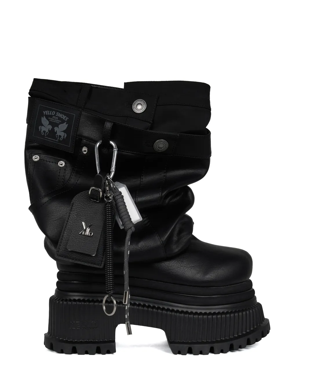 YELLO / NO.0 PLATFORM SHORT BOOTS