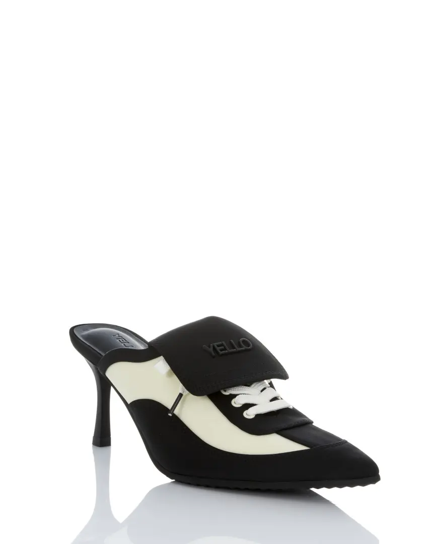 YELLO イエロ ONYX SANDALS ブラック ミュール YELLO イエロ ONYX