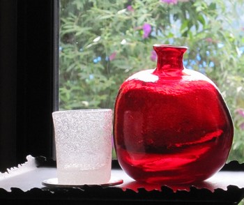 横山秀樹 一輪挿し 吹きガラス 横山秀樹 一輪挿し 吹きガラス 横山秀樹