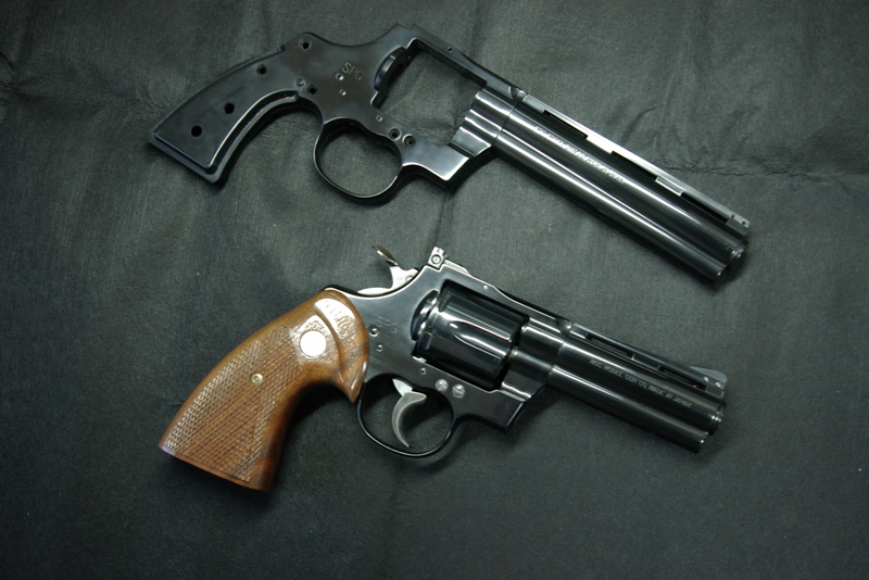 お手軽モデファイ道:MGCモデルガン コルトパイソン 4インチ