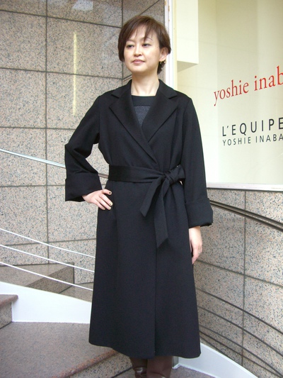 ヨシエイナバ「カシミヤメルトンコート」 | Boutique BIGI 浜松店