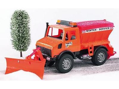 Bruder ブルーダー]Pro Series MB Unimog除雪車 - 木のおもちゃ