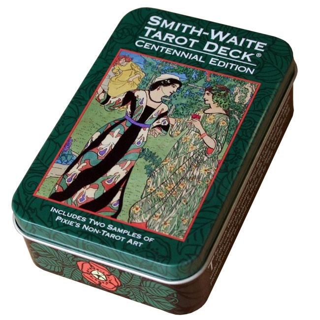 小さめサイズの缶入りタロットカード☆】スミス・ウェイト