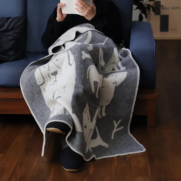 LAPUAN KANKURIT│ラプアン カンクリ ウールブランケット［KOIRAPUISTO