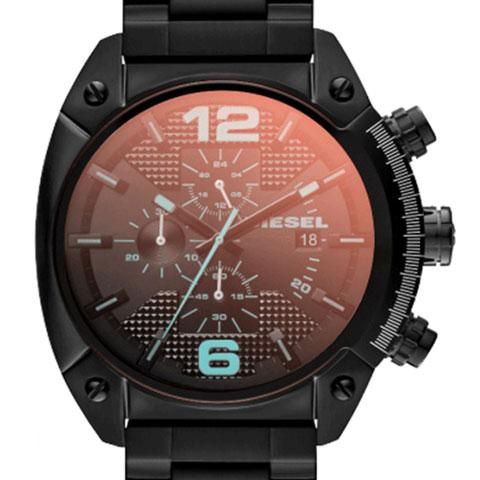 ディーゼル 腕時計 オーバーフロー DZ4316 ブラック×ブラック - 腕時計
