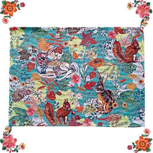 ナタリー・レテ】ランチョンマット バンビ＆フォレスト・アニマル