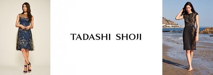 タダシ ショージ TADASHI SHOJI ノースリーブ ミディアム ドレス