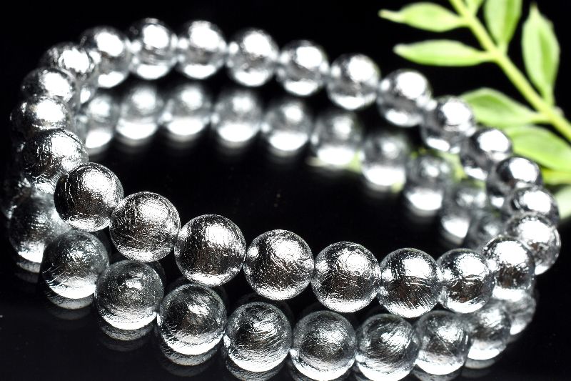 お買い得！ メテオライト(アルタイ隕石) 6mm シルバーコーティング