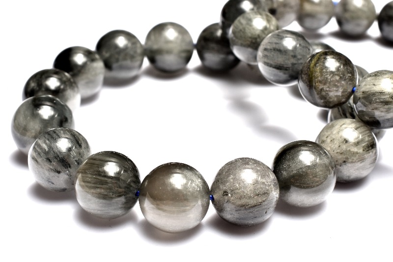 ブラックルチルクォーツ(サゲニティッククォーツ) 13-13.5mm