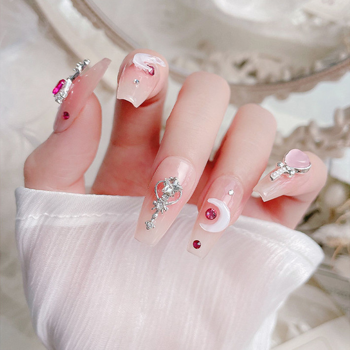 メタルパーツ ネイルジュエリー 魔法 ネイルパーツ シルバー