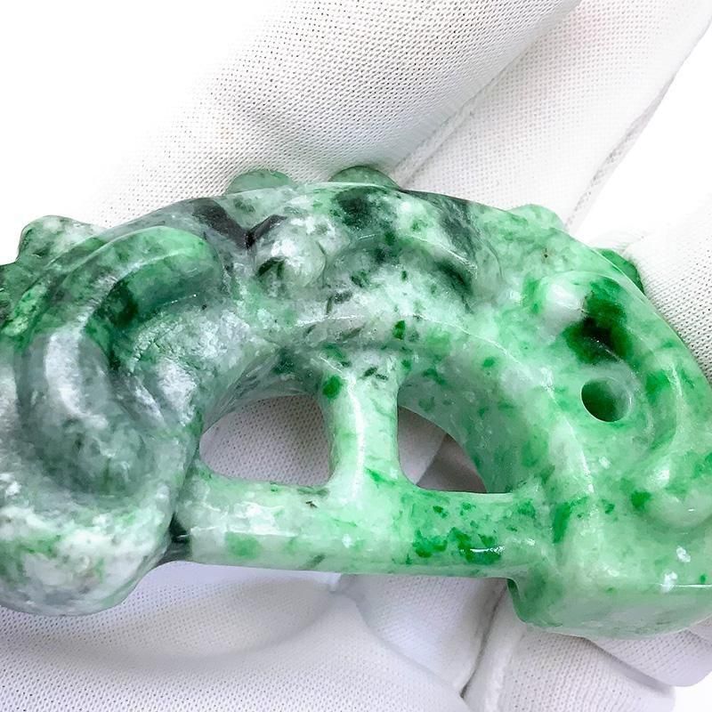 最終値下げ+土日限定価格※※ 希少 古墳期 勾玉 萌葱色 翡翠 翡翠 勾玉