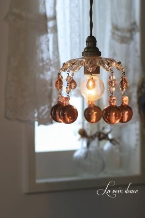 ミニシャンデリア - アンティーク照明＆ジュエリー La voix douce