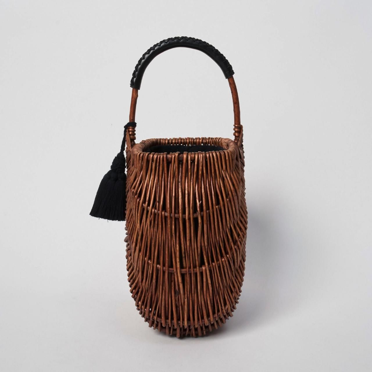 Pale Juteweekend basket - Pale Jute