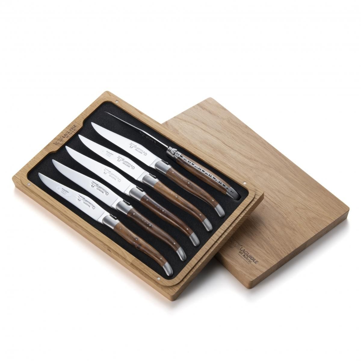 ステーキナイフ6本セット （ピスタチオツリー ステンレス）- LAGUIOLE
