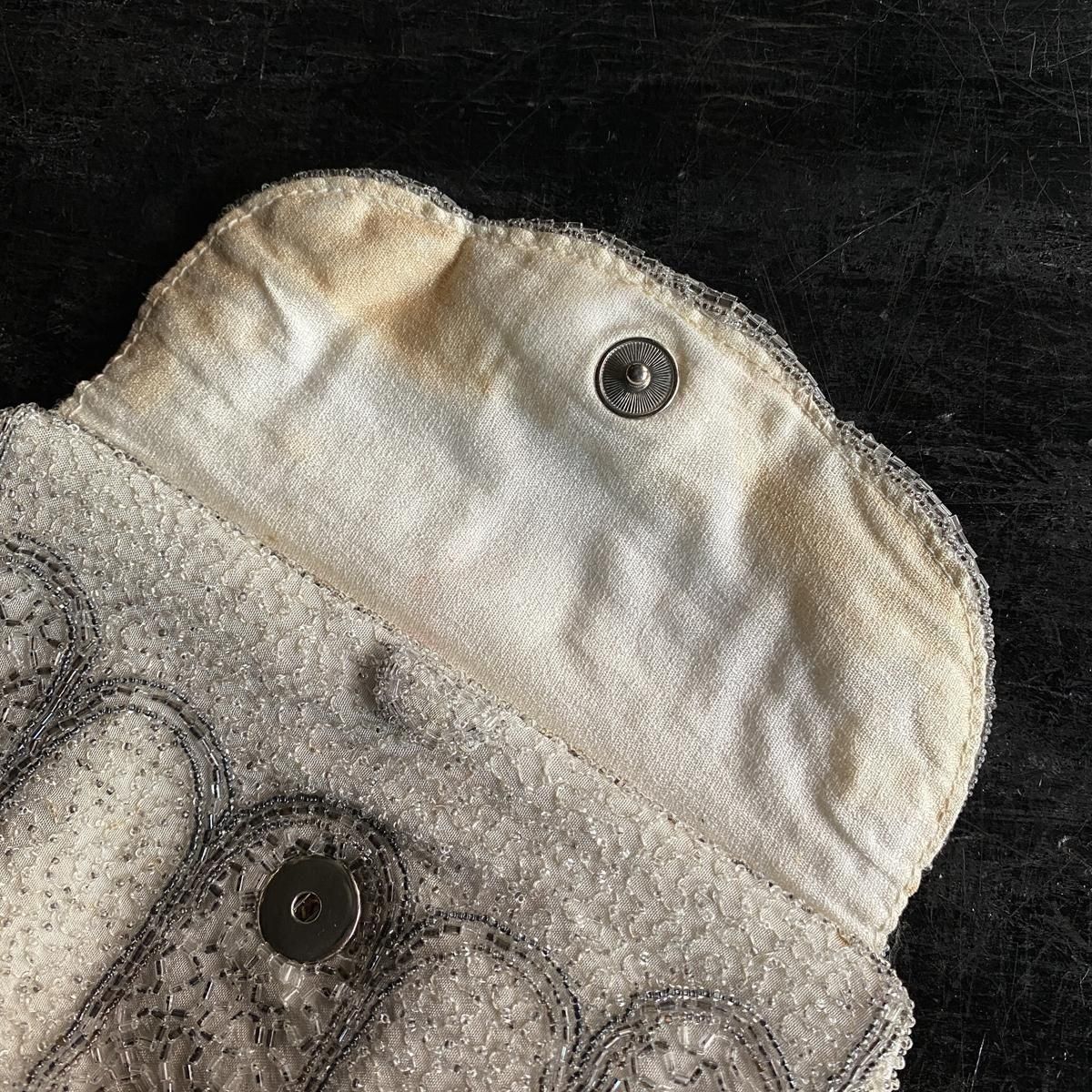 1920-30年代 ガラスビーズ クラッチバッグ（Art deco Glass Beads