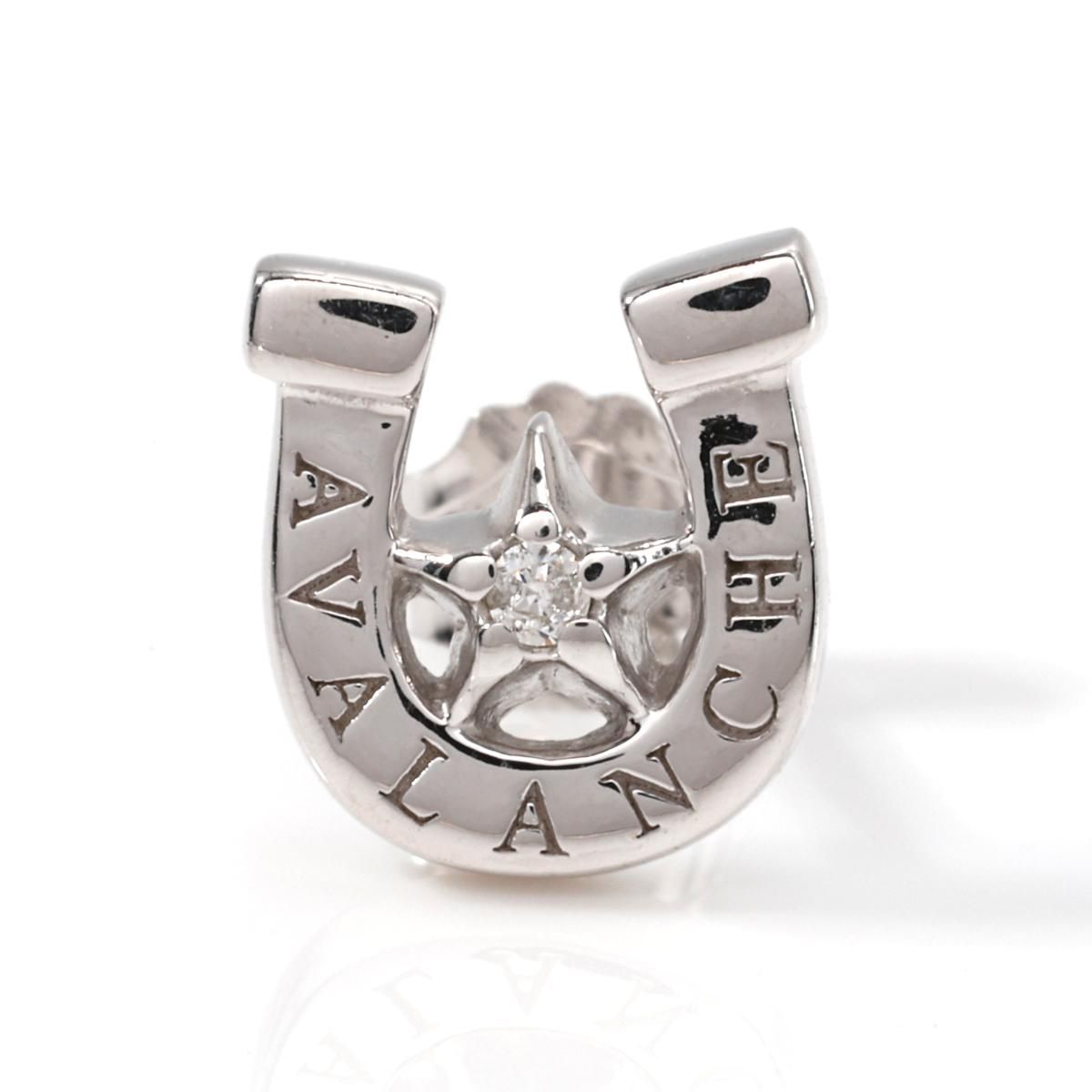 ダイヤモンド 10K ホワイトゴールド ピアス 4-10687-03 - AVALANCHE