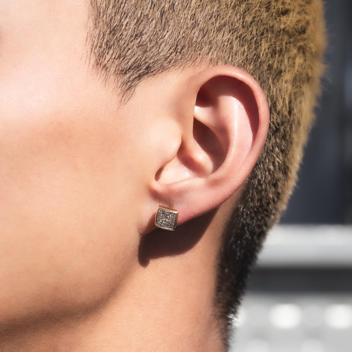 ダイヤモンド 10K イエローゴールド ピアス 7.5mm 133360 - AVALANCHE