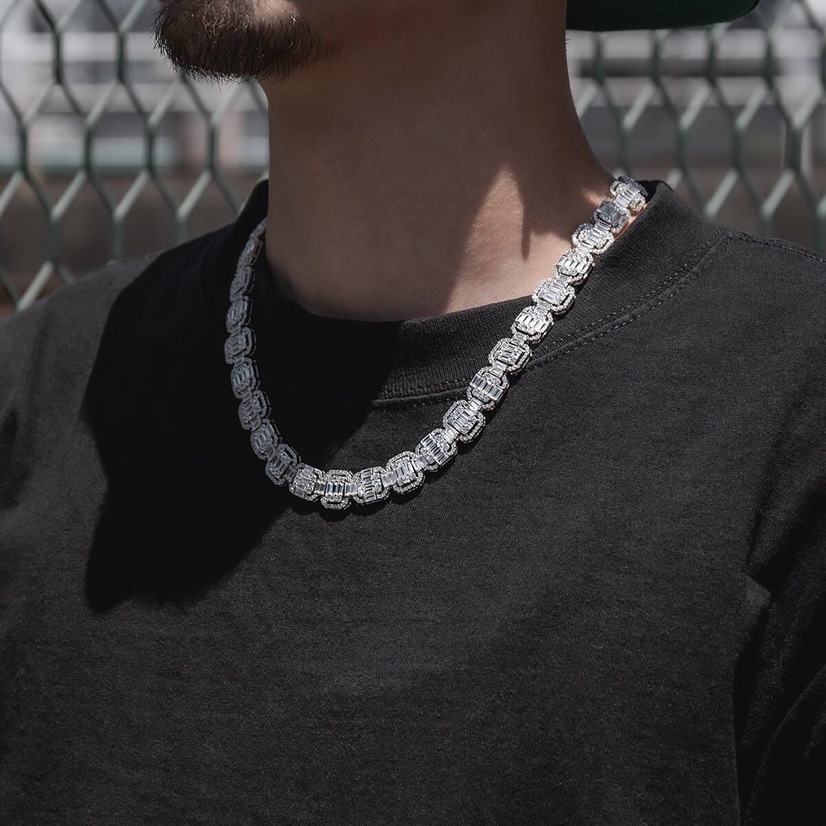 シルバー ネックレス 幅13mm 50cm AHN-24001 - AVALANCHE OFFICIAL STORE