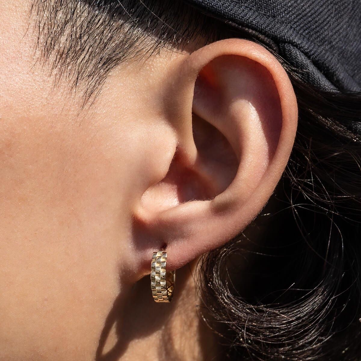 10K イエローゴールド ピアス 14mm - AVALANCHE OFFICIAL STORE