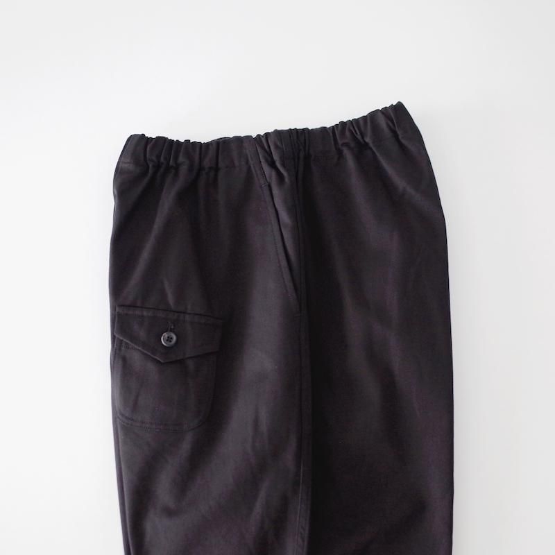 ゴーシュ カツラギ ワイドパンツ ブラック