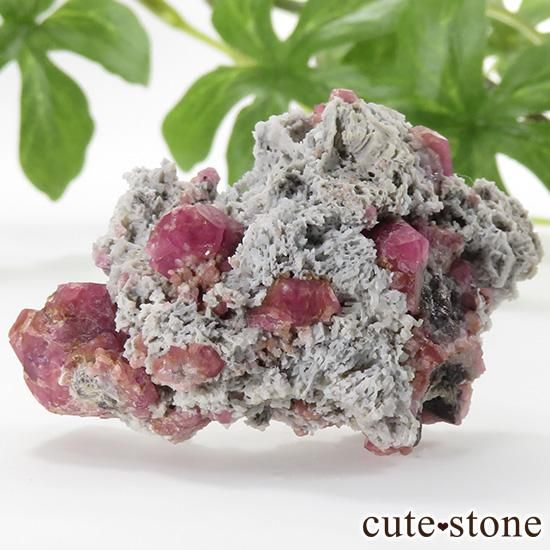 ラズベリーガーネット（灰礬柘榴石）の原石（鉱物標本）25.9g - cute