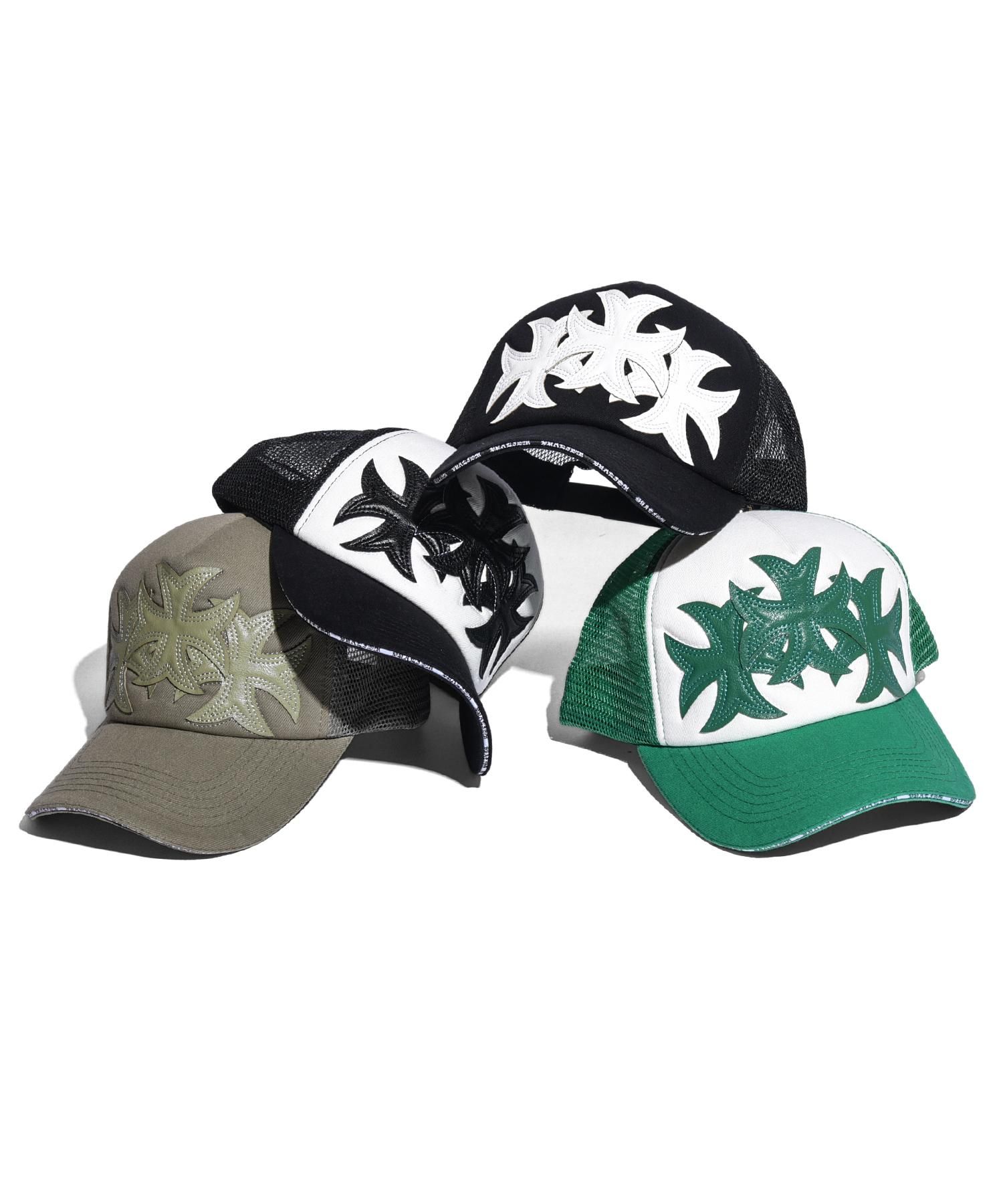 DUALISM/DLSM(デュアリズム)キャップ TRIVAL CROSS PATCH MESH CAP