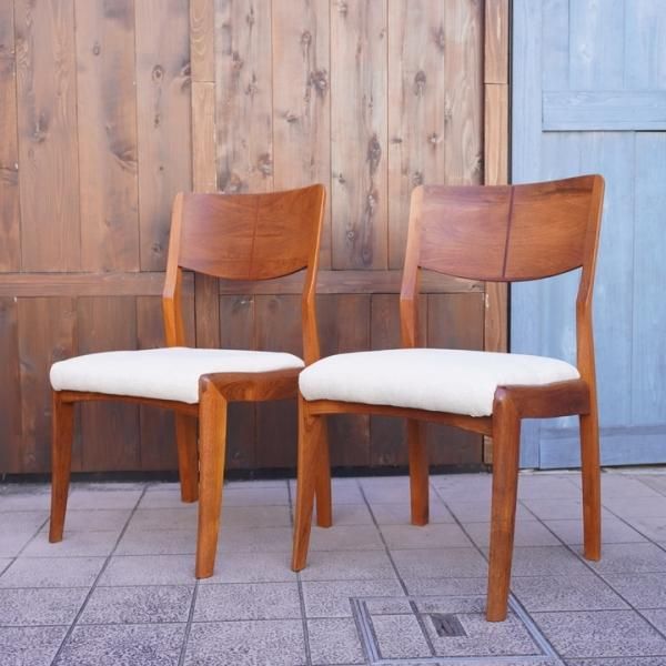 朝日木材加工のブランド”BOSCO（ボスコ）”のダイニングチェア2脚セット