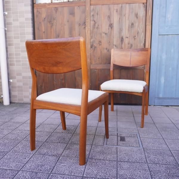 朝日木材加工のブランド”BOSCO（ボスコ）”のダイニングチェア2脚セット