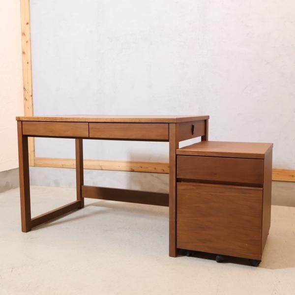 ACTUS(アクタス)で取り扱われていたウォールナット材のデスクセット