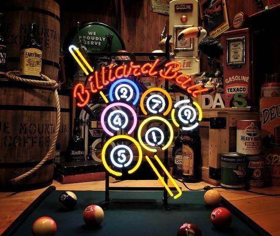 ビリヤードネオンサイン 通販商品ページ