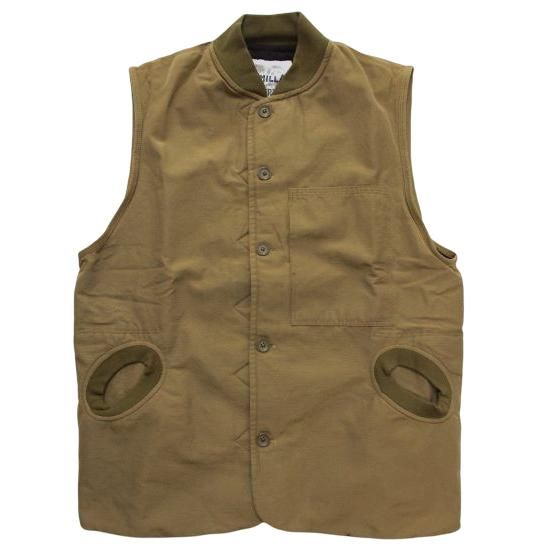 remilla レミーラ｜リングベスト (サンドカーキ)(裏フリースベスト)