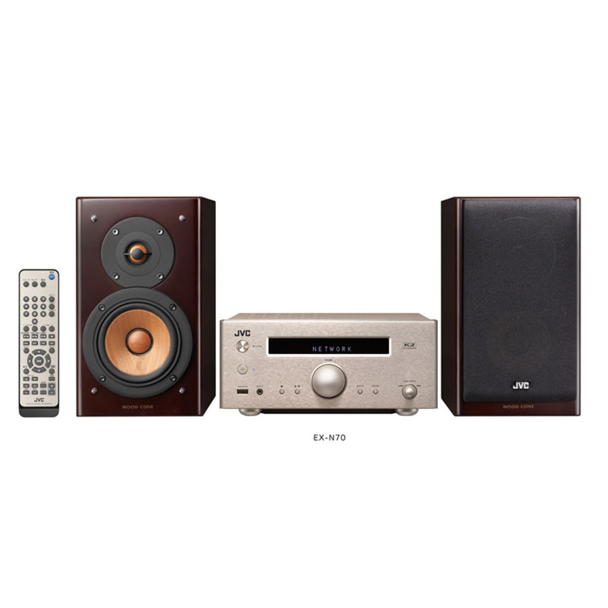 JVC、ウッドコーンスピーカー搭載コンポ「EX‐N70」「EX‐N50」 - 価格.com