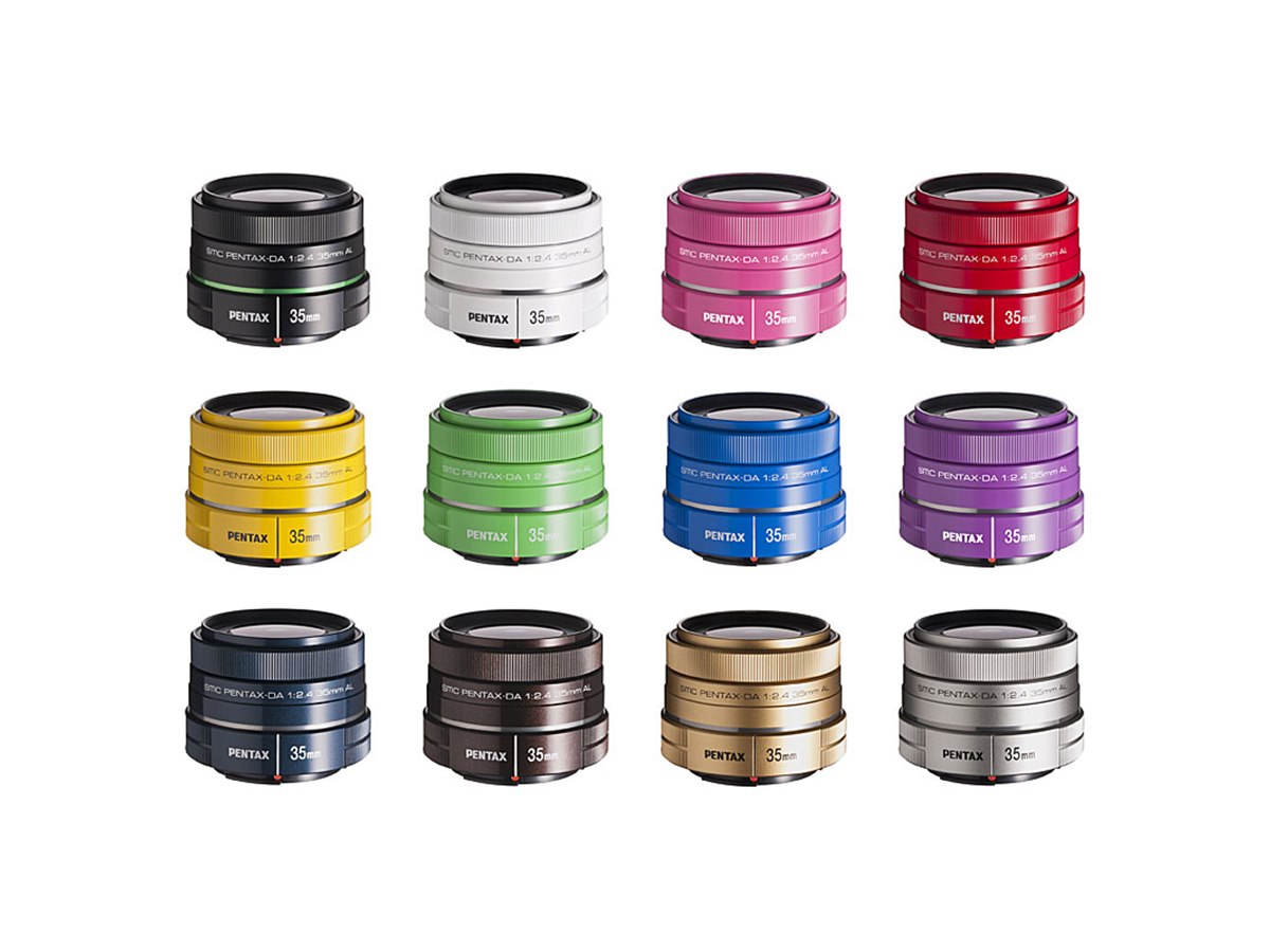 ペンタックス、12色を用意した「DA 35mm F2.4 AL」 - 価格.com