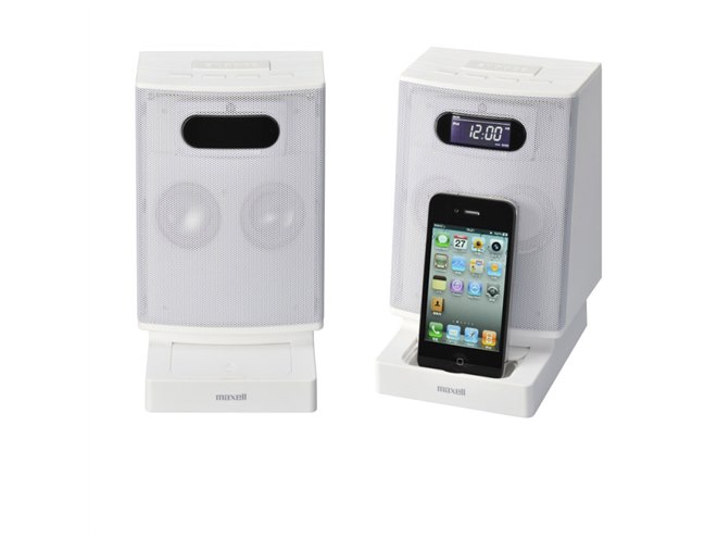 マクセル、FMラジオ内蔵のiPod/iPhoneスピーカー - 価格.com