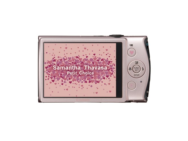 キヤノン、サマンサタバサとコラボした「IXY 600F」 - 価格.com