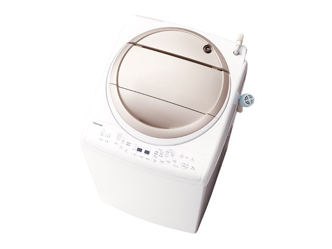 東芝、衣類と洗濯水を温めてパワフルに洗う洗濯機「AW-9V5/8V5