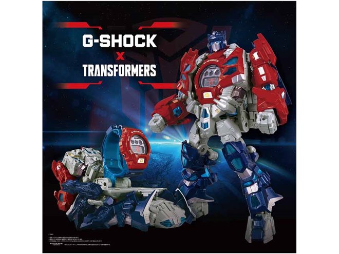 カシオ、G-SHOCKとトランスフォーマーのコラボモデル「DW-6900TF-SET