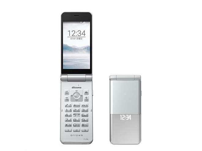 ドコモ、折りたたみ式モデル「arrows ケータイ F-03L」の発売日決定