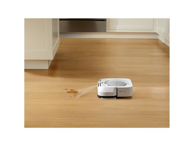 アイロボット、カメラを搭載した床拭きロボット「ブラーバ ジェットm6