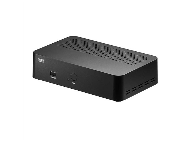 サンワ、地デジ全チャンネルを1画面に9分割表示できるチューナー「400