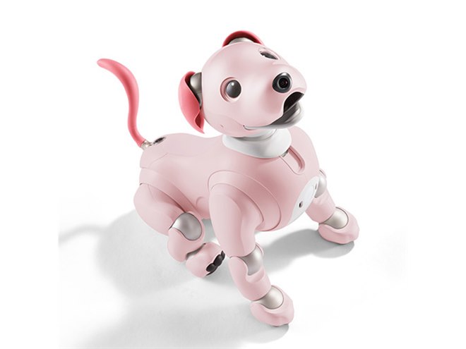 ソニー、「aibo」の2022年カラー「いちごミルク エディション」を本日1