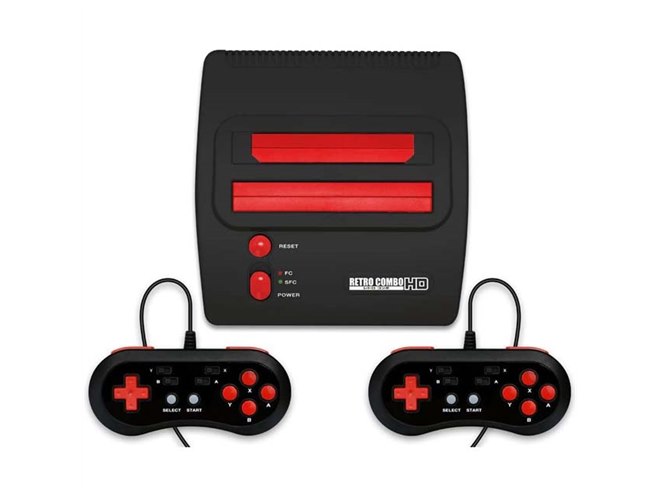 ファミコン/スーファミ互換ゲーム機「レトロコンボHD」登場、HD 720p