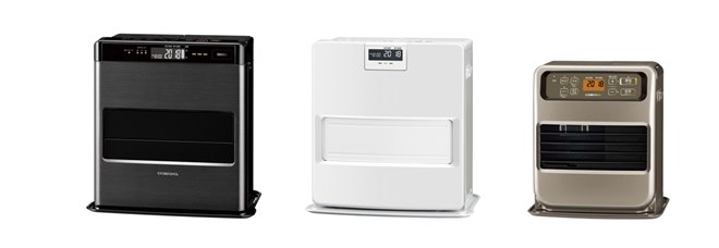 コロナ、業界No.1の低消費電力を実現した石油ファンヒーターなど暖房
