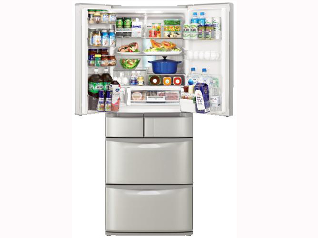 日立 フロストリサイクル冷却 真空チルドW R-SF48AM(SH) [ハイブライト