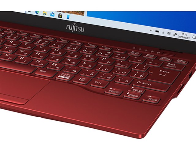 FMV LIFEBOOK UH90/E3 FMVU90E3R [ガーネットレッド]の製品画像 - 価格.com