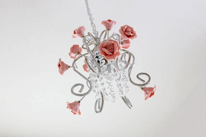 プチシャンデリア 薔薇 バラ 輸入照明 Rosary｜デザイン照明のCROIX