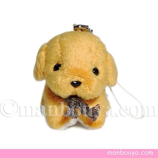 ぬいぐるみ 犬 たけのこ プチフォンテーヌ 携帯ストラップ ゴールデン