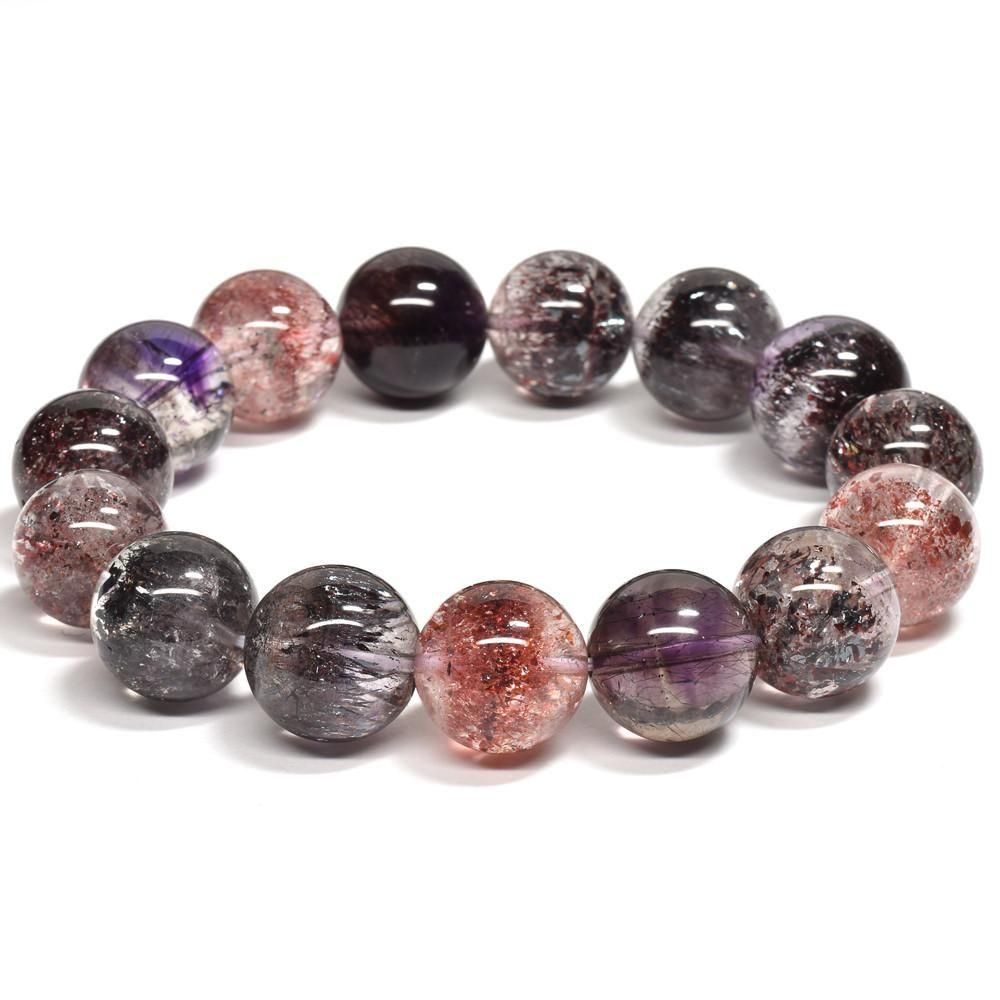 高品質] スーパーセブン ブレスレット 13.5-14.5mm #RE515